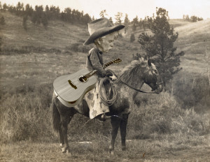 Tom "out on the range"